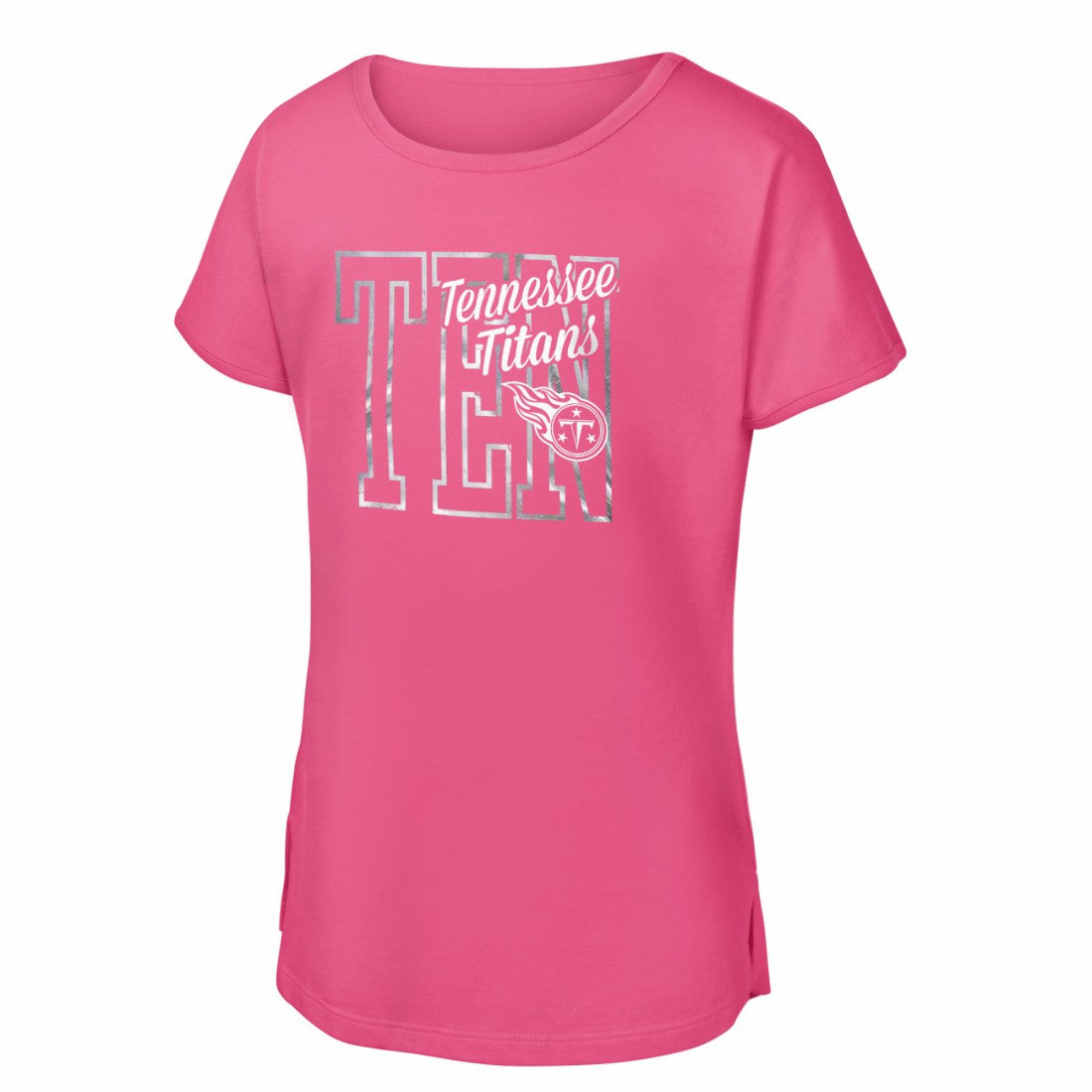 Girls Youth Signal Caller Dolman T-Shirt - Tennessee Titans