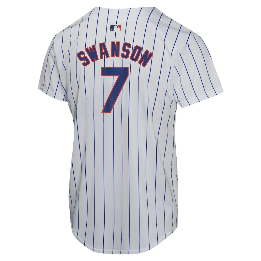 MLB Dansby Swanson Chicago Cubs Nike Youth Home Game Player Jersey