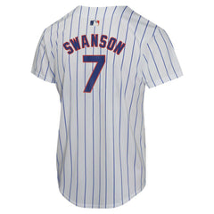 MLB Dansby Swanson Chicago Cubs Nike Youth Home Game Player Jersey