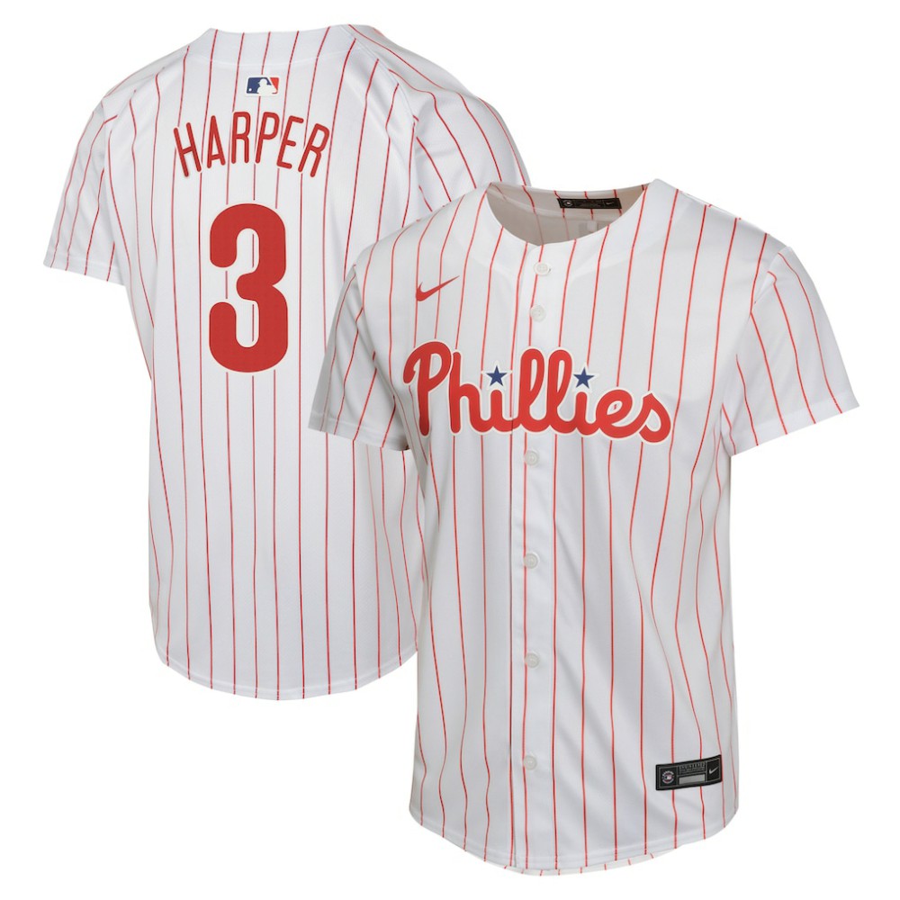 MLB Bryce Harper Philadelphia Phillies Nike Youth Home Game Player Jersey
