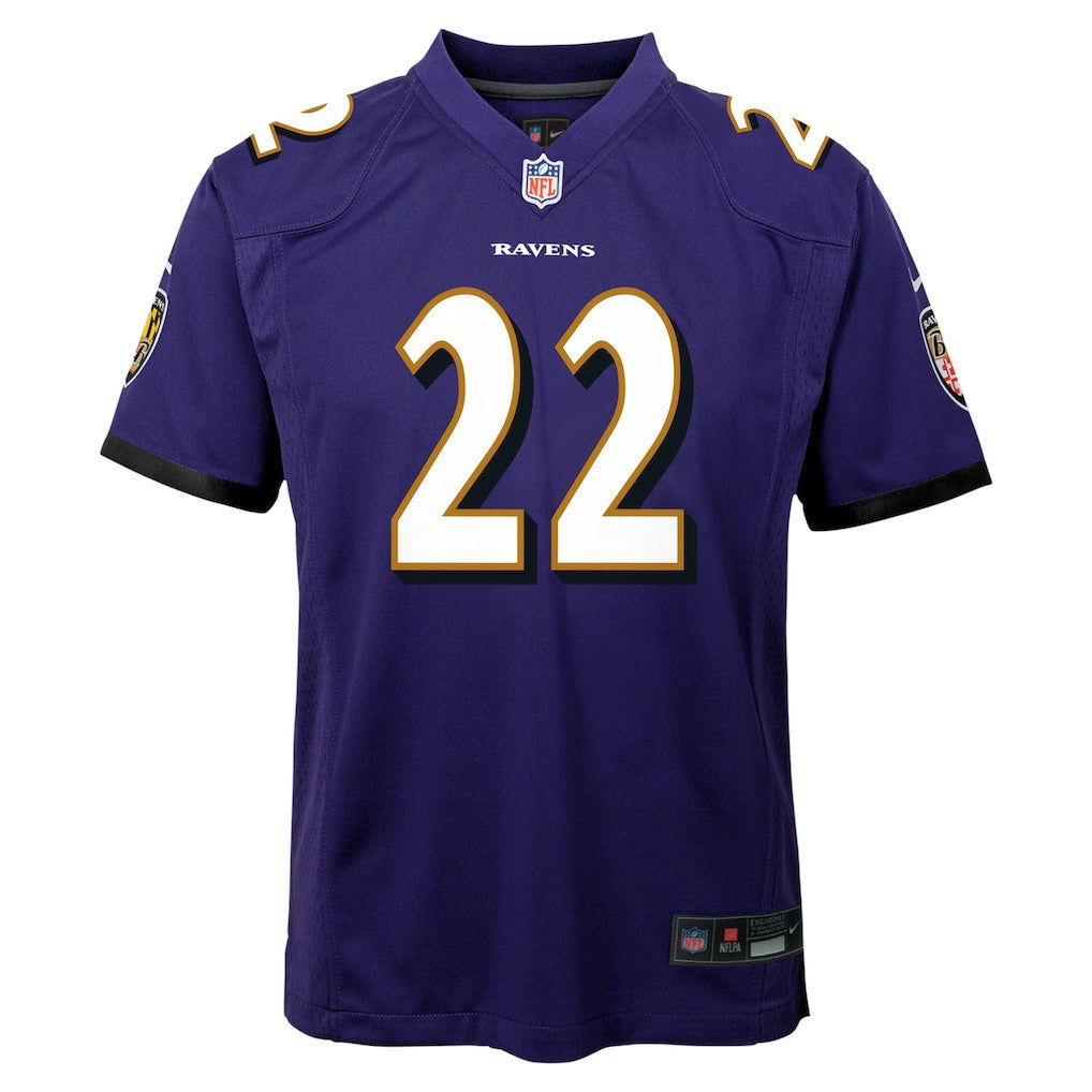 Derrick Henry  Youth Game Jersey - Baltimore Ravens