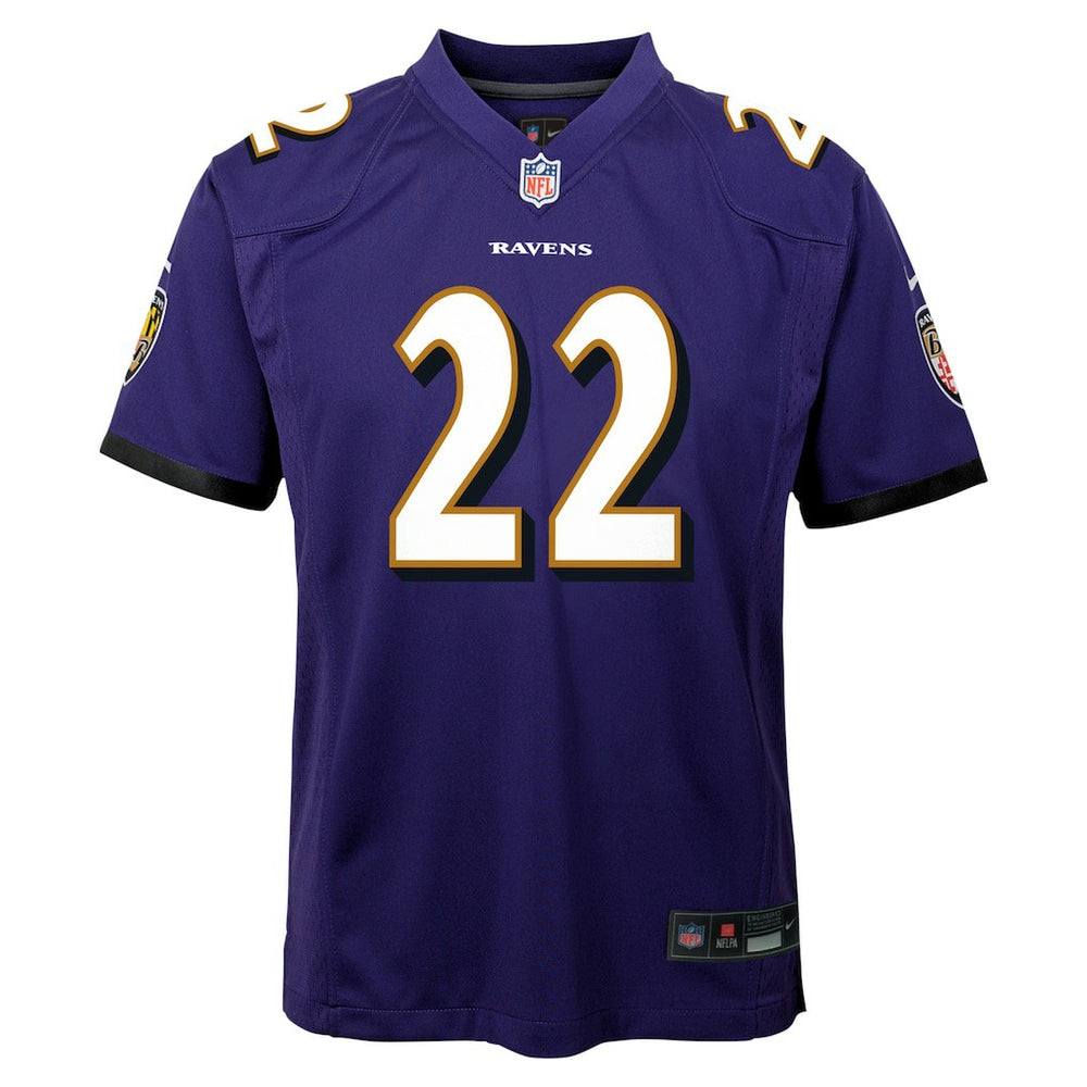 Derrick Henry  Youth Game Jersey - Baltimore Ravens