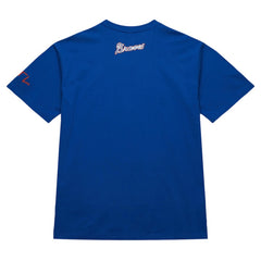 MLB Hank Aaron Atlanta Braves Mitchell & Ness Cooperstown Collection Heavyweight Premium Player Vintage Logo T-Shirt