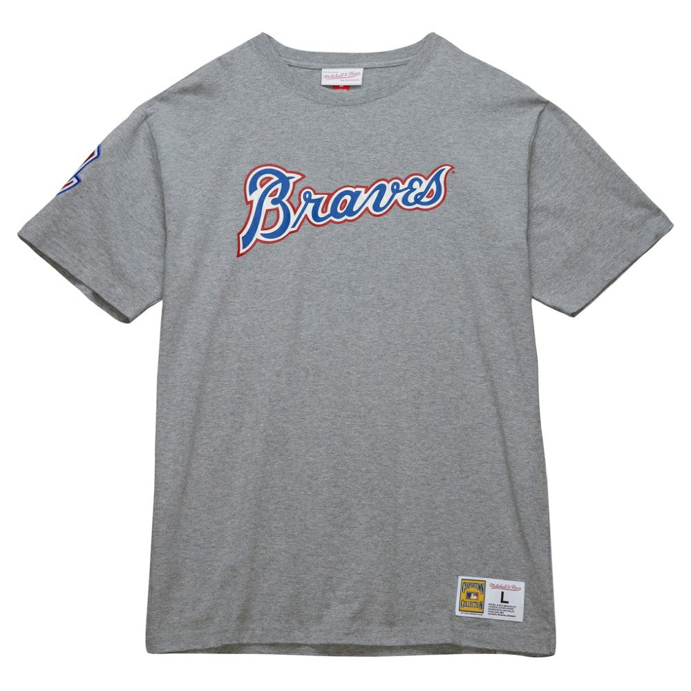 MLB Hank Aaron Atlanta Braves Mitchell & Ness Cooperstown Collection Legends T-Shirt