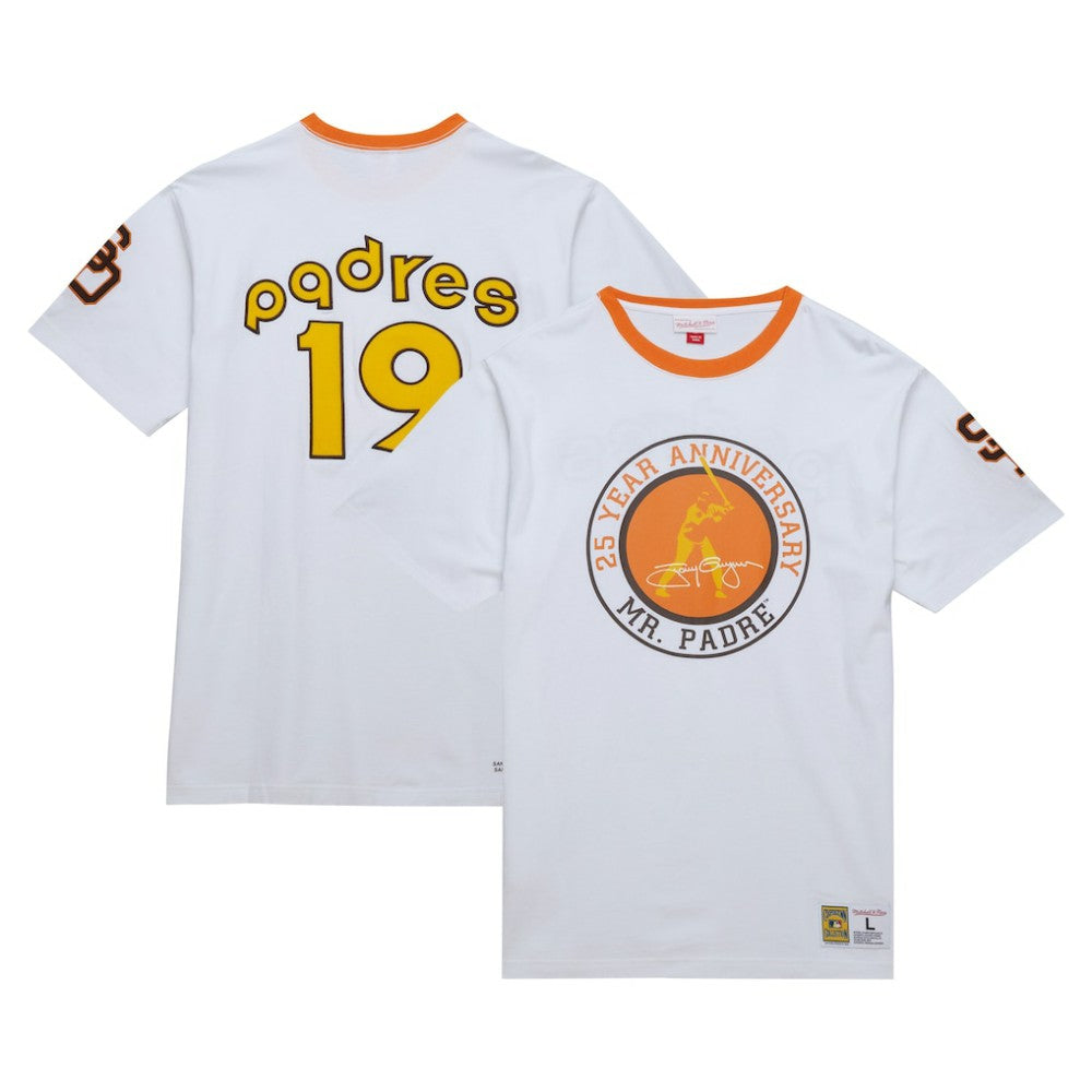 MLB San Diego Padres Mitchell & Ness Cooperstown Collection Player Legends Ringer T-Shirt