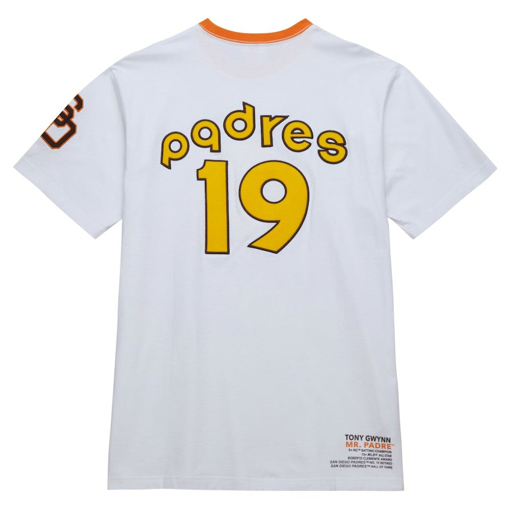 MLB San Diego Padres Mitchell & Ness Cooperstown Collection Player Legends Ringer T-Shirt