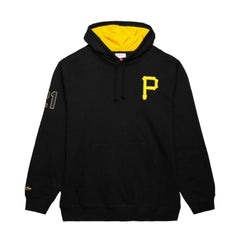 MLB Roberto Clemente Pittsburgh Pirates Mitchell & Ness Vintage Logo Name & Number Pullover Hoodie