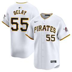 MLB Jason Delay Pittsburgh Pirates Nike Home Limited Player Jersey – White