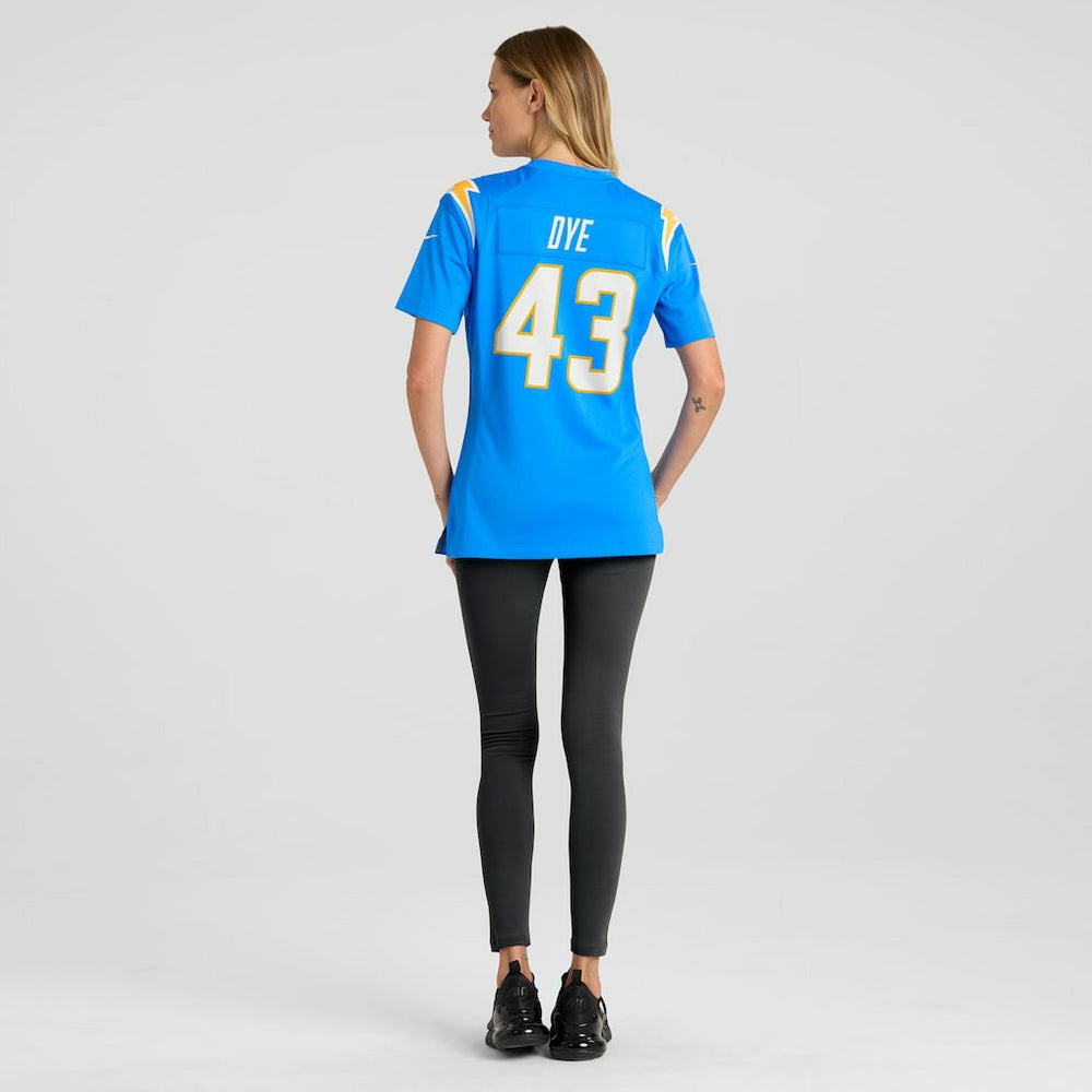 Troy Dye  Women's Game Jersey - Los Angeles Chargers