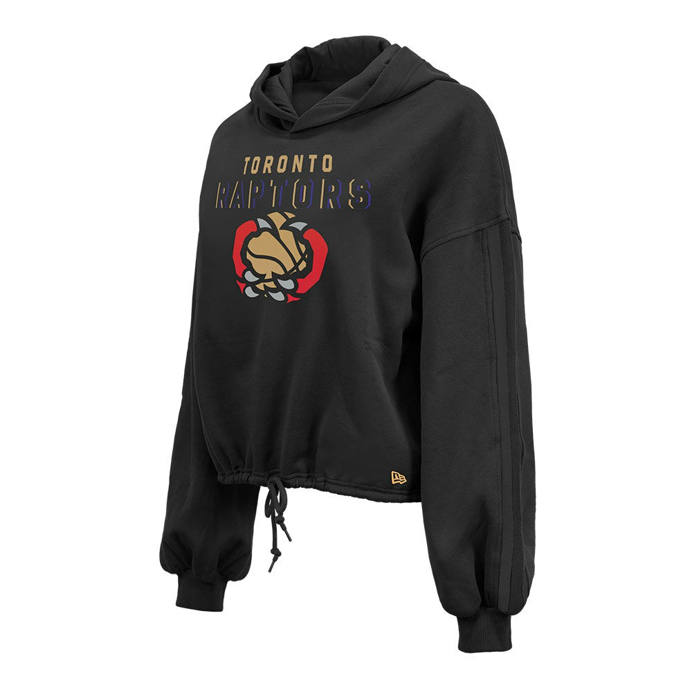 NBA Toronto Raptors Women's 2024/25 City Edition Cropped Pullover Hoodie
