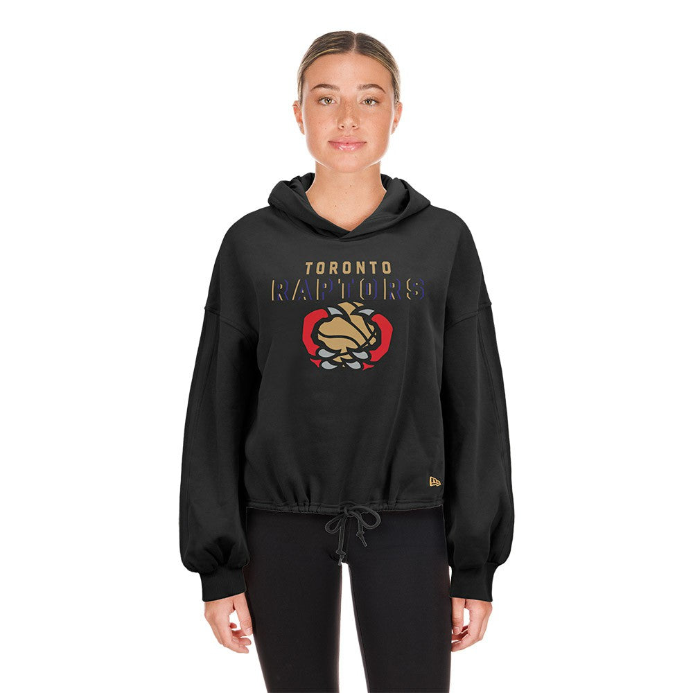NBA Toronto Raptors Women's 2024/25 City Edition Cropped Pullover Hoodie