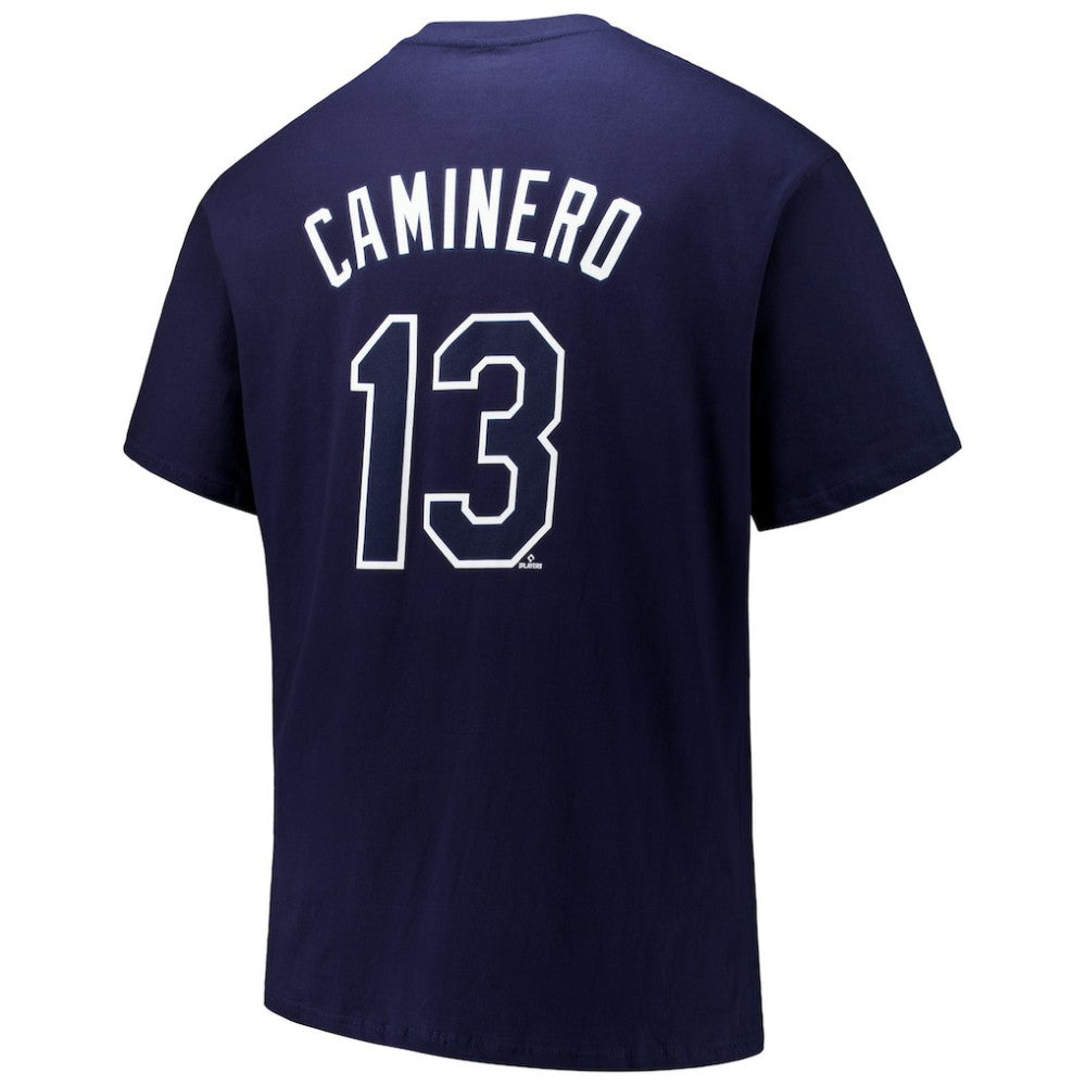 MLB Junior Caminero Tampa Bay Rays Fanatics Big & Tall Name & Number T-Shirt