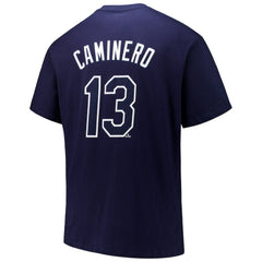 MLB Junior Caminero Tampa Bay Rays Fanatics Big & Tall Name & Number T-Shirt