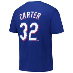 MLB Evan Carter Texas Rangers Fanatics Big & Tall Name & Number T-Shirt