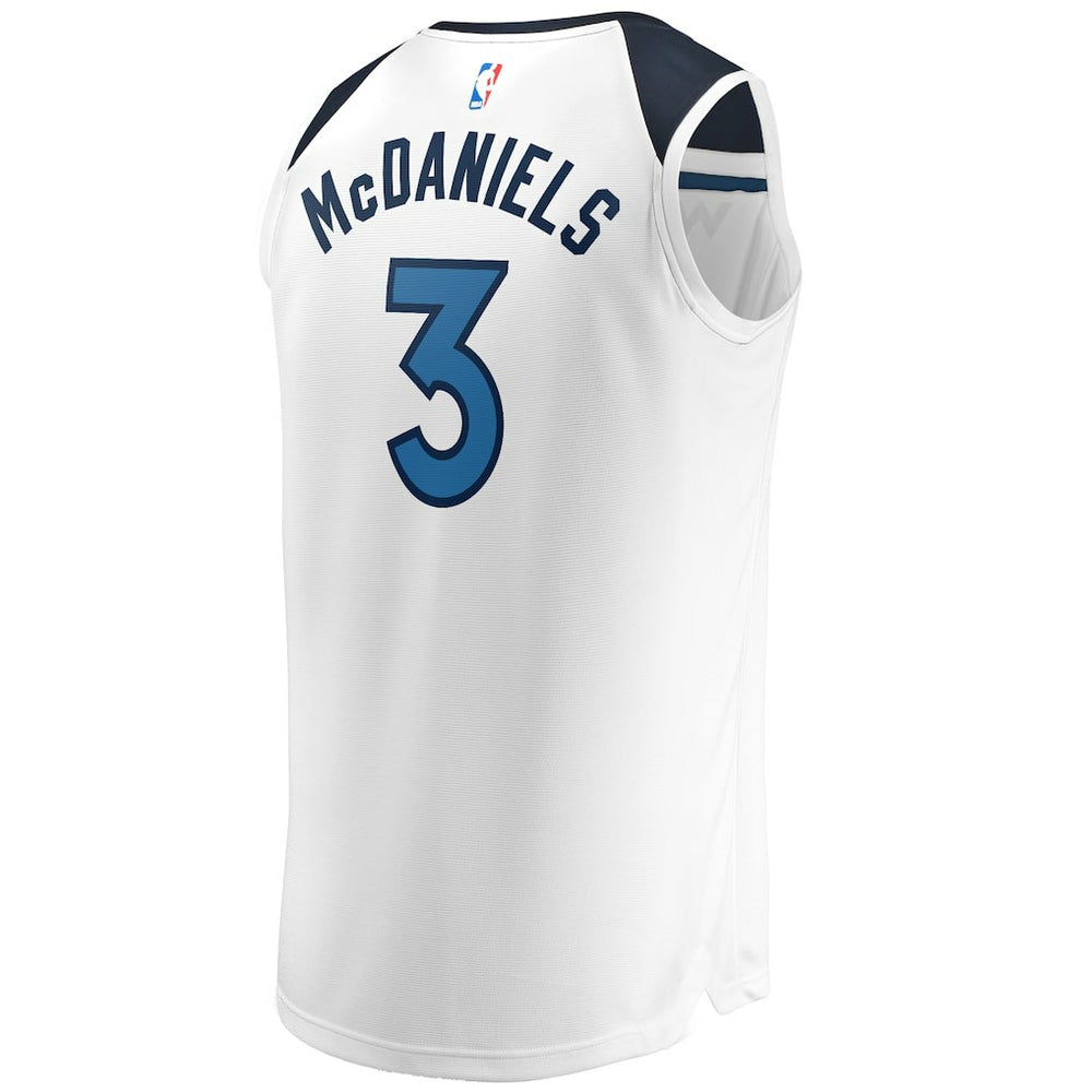 NBA Jaden McDaniels Minnesota Timberwolves Fast Break Replica Player Jersey