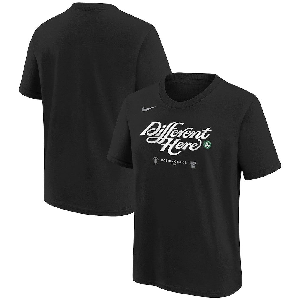 NBA Boston Celtics Youth 2024 NBA Playoffs Mantra T-Shirt