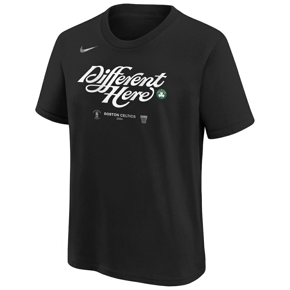 NBA Boston Celtics Youth 2024 NBA Playoffs Mantra T-Shirt