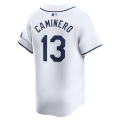 MLB Junior Caminero Tampa Bay Rays Nike Youth Home Limited Player Jersey