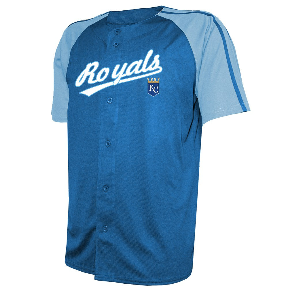 MLB Kansas City Royals Stitches Team Raglan Jersey