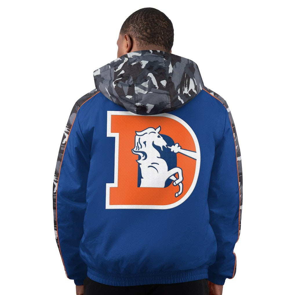 Starter Thursday Night Gridiron Full-Zip Hoodie Jacket - Denver Broncos