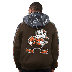 Starter Thursday Night Gridiron Full-Zip Hoodie Jacket - Cleveland Browns