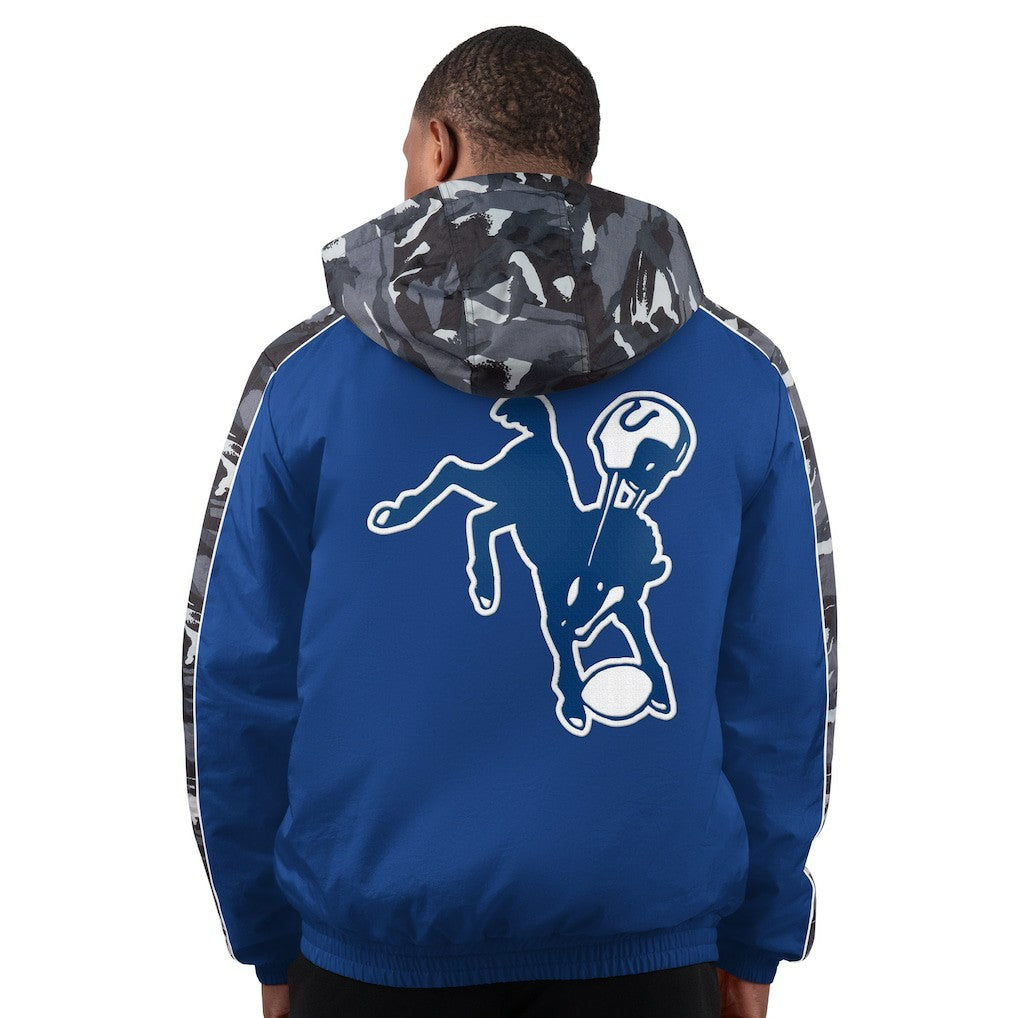Starter Thursday Night Gridiron Full-Zip Hoodie Jacket - Indianapolis Colts