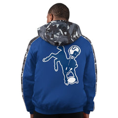 Starter Thursday Night Gridiron Full-Zip Hoodie Jacket - Indianapolis Colts