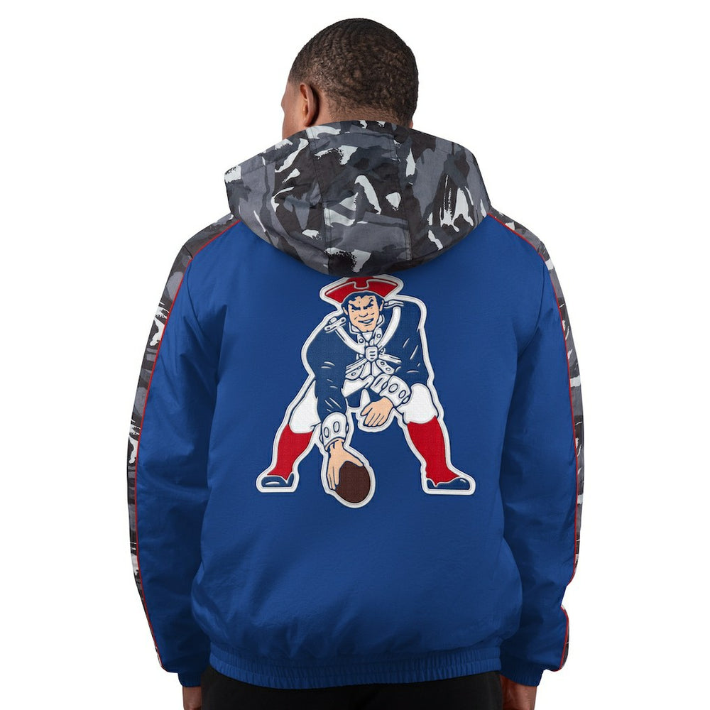 Starter Thursday Night Gridiron Full-Zip Hoodie Jacket - New England Patriots