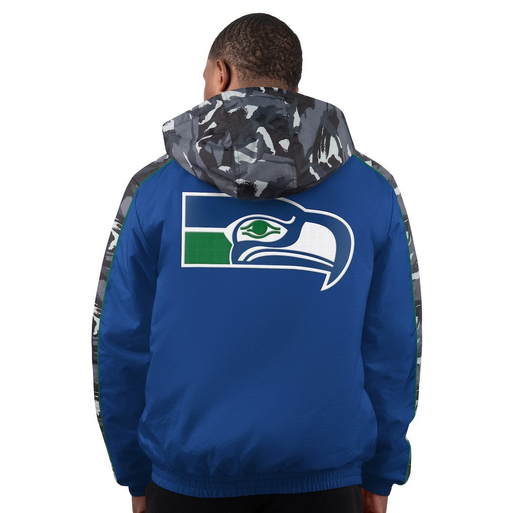 Starter Thursday Night Gridiron Full-Zip Hoodie Jacket - Seattle Seahawks