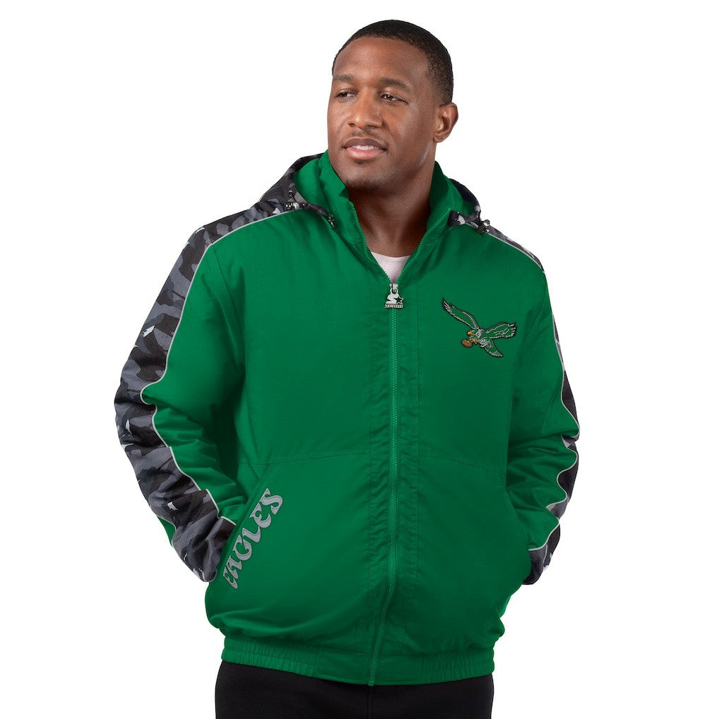 Starter Thursday Night Gridiron Full-Zip Hoodie Jacket - Philadelphia Eagles