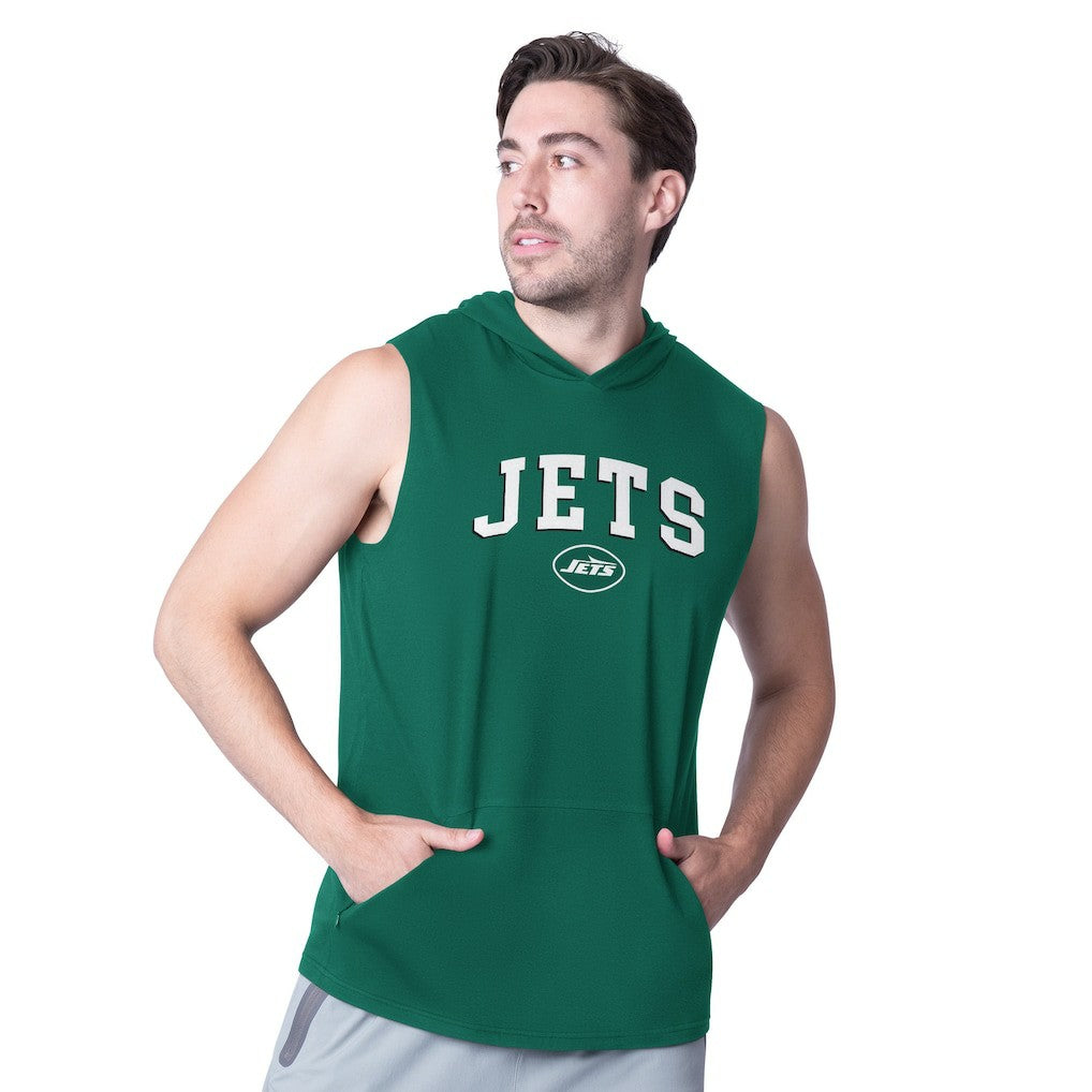 MSX by Michael Strahan Action Sleeveless Pullover Hoodie - New York Jets