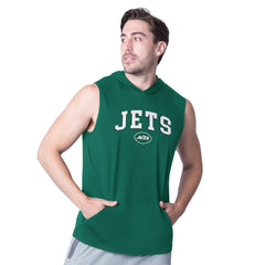 MSX by Michael Strahan Action Sleeveless Pullover Hoodie - New York Jets