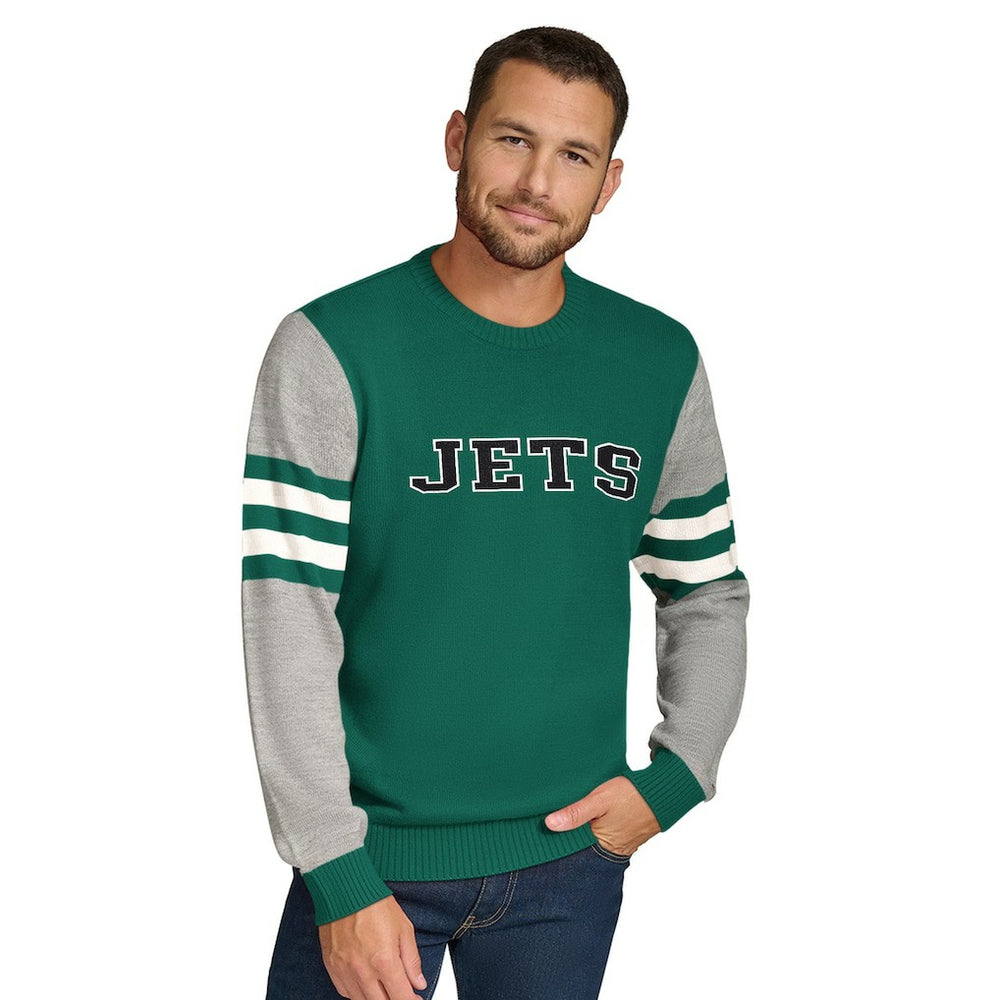 Tommy Hilfiger Acrylic Crewneck Pullover Sweater - New York Jets