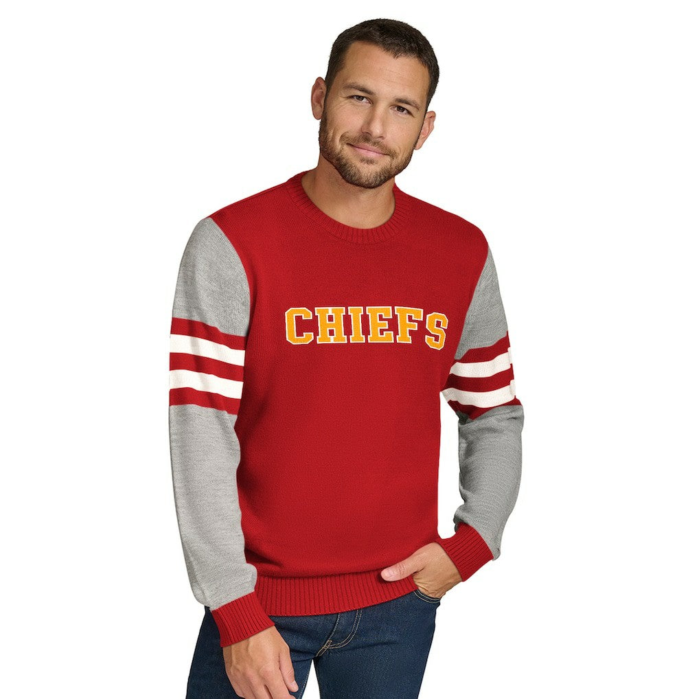 Tommy Hilfiger Acrylic Crewneck Pullover Sweater - Kansas City Chiefs