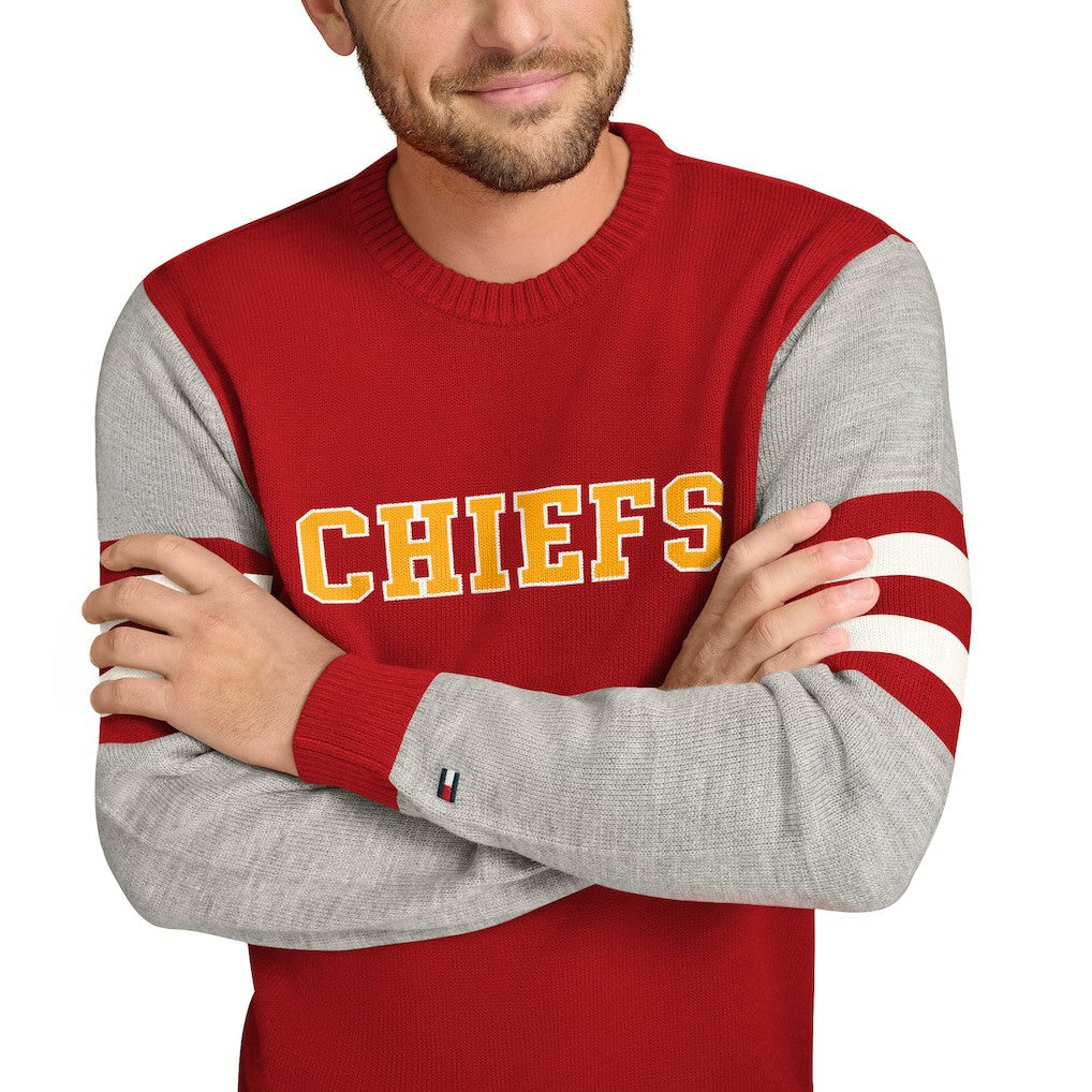 Tommy Hilfiger Acrylic Crewneck Pullover Sweater - Kansas City Chiefs