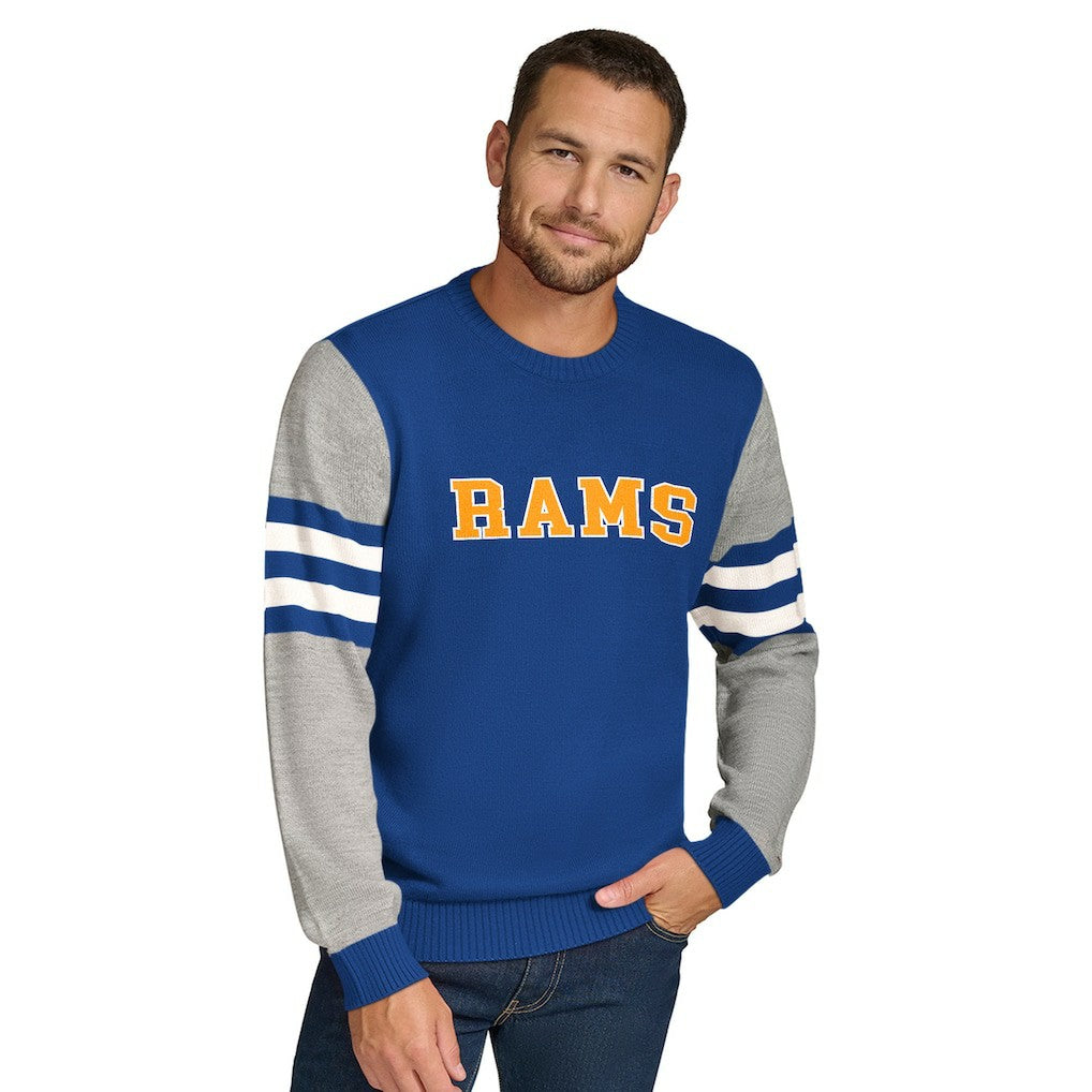 Tommy Hilfiger Acrylic Crewneck Pullover Sweater - Los Angeles Rams