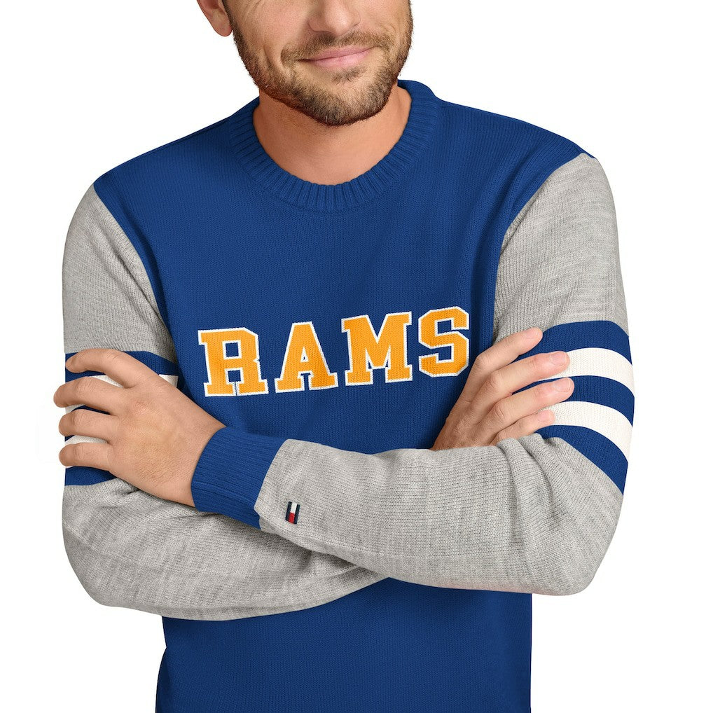 Tommy Hilfiger Acrylic Crewneck Pullover Sweater - Los Angeles Rams