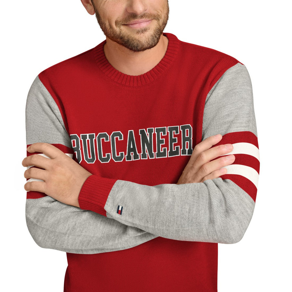 Tommy Hilfiger Acrylic Crewneck Pullover Sweater - Tampa Bay Buccaneers