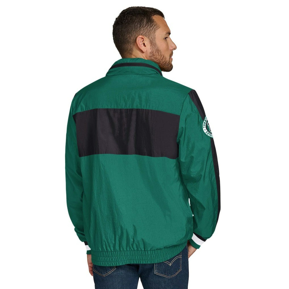 Tommy Hilfiger Gael Lightweight Half-Zip Hoodie Jacket - New York Jets