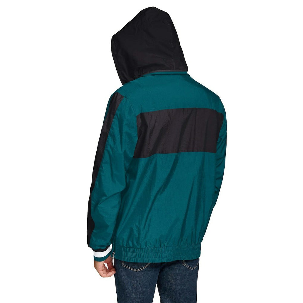 Tommy Hilfiger Gael Lightweight Half-Zip Hoodie Jacket - Philadelphia Eagles