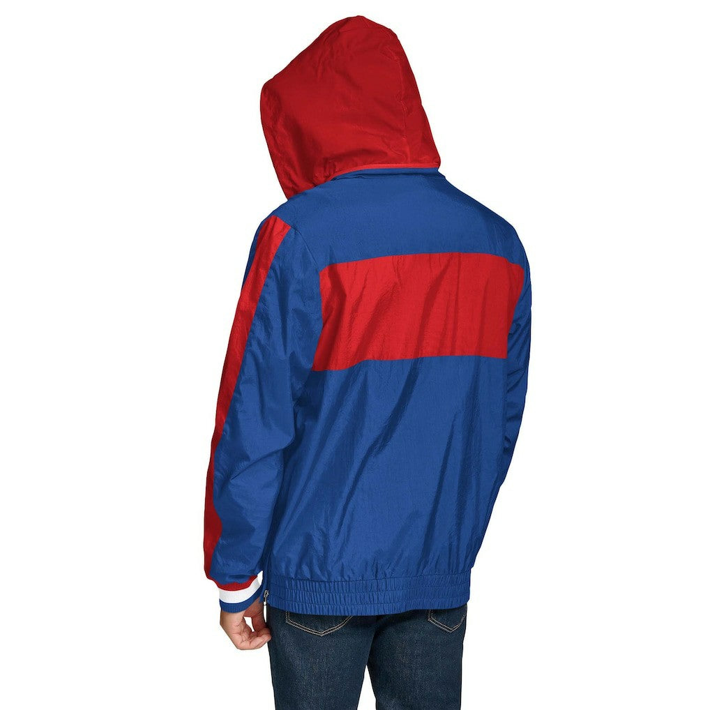 Tommy Hilfiger Gael Lightweight Half-Zip Hoodie Jacket - Buffalo Bills