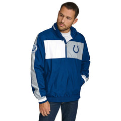 Tommy Hilfiger Gael Lightweight Half-Zip Pullover Hoodie Jacket - Indianapolis Colts