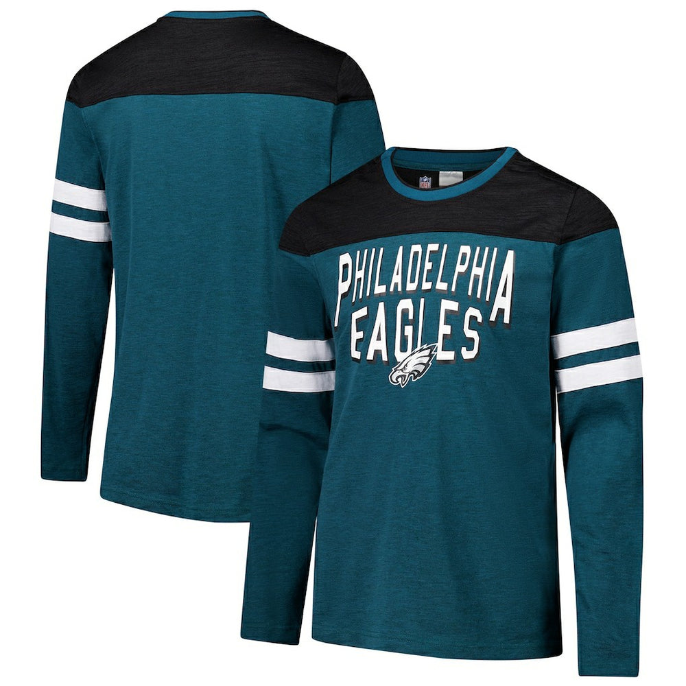 G-III Sports by Carl Banks Adaptive Hail Mary Long Sleeve T-Shirt - Philadelphia Eagles