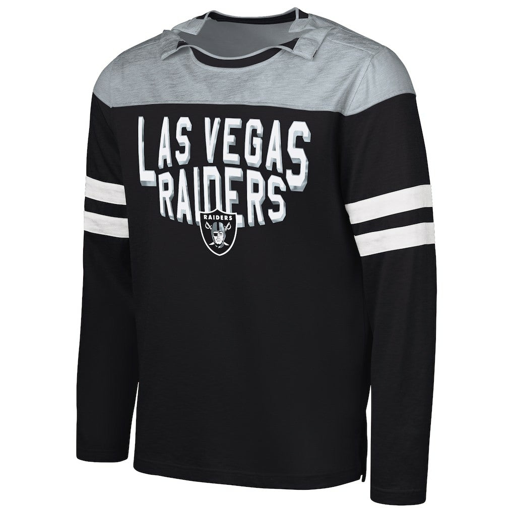 G-III Sports by Carl Banks Adaptive Hail Mary Long Sleeve T-Shirt - Las Vegas Raiders