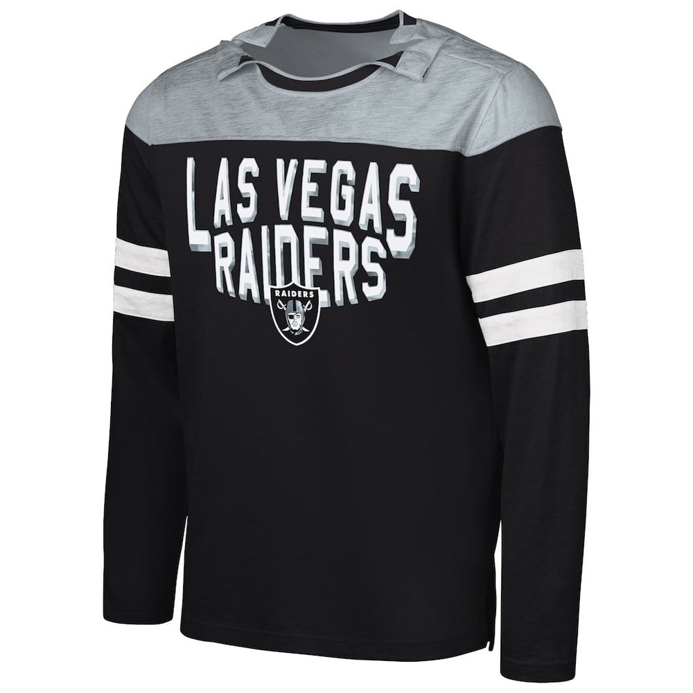 G-III Sports by Carl Banks Adaptive Hail Mary Long Sleeve T-Shirt - Las Vegas Raiders