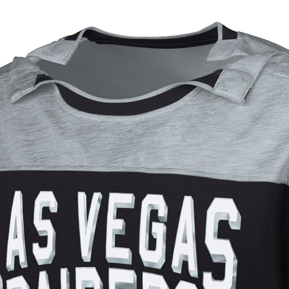 G-III Sports by Carl Banks Adaptive Hail Mary Long Sleeve T-Shirt - Las Vegas Raiders