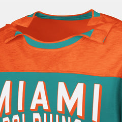 G-III Sports by Carl Banks Adaptive Hail Mary Long Sleeve T-Shirt - Miami Dolphins