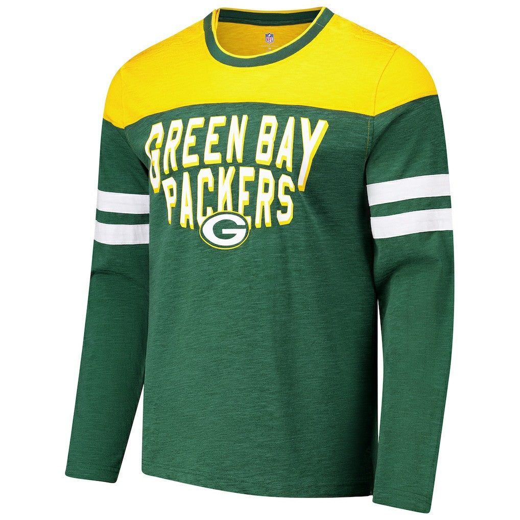 G-III Sports by Carl Banks Adaptive Hail Mary Long Sleeve T-Shirt - Green Bay Packers