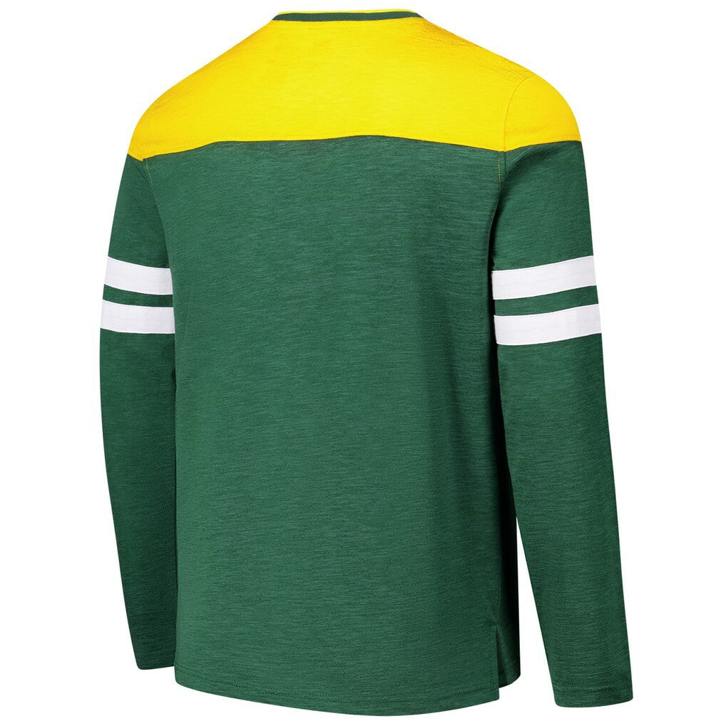 G-III Sports by Carl Banks Adaptive Hail Mary Long Sleeve T-Shirt - Green Bay Packers