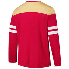 G-III Sports by Carl Banks Adaptive Hail Mary Long Sleeve T-Shirt - San Francisco 49ers